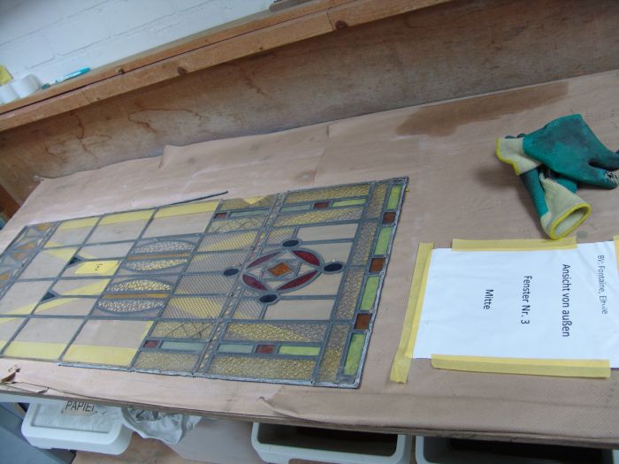 Glas in lood restauratie door AvD-Glas