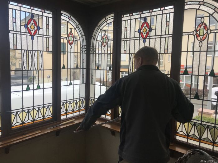 Glas in lood in isolerend dubbelglas, geplaatst door kozijnenbouwer