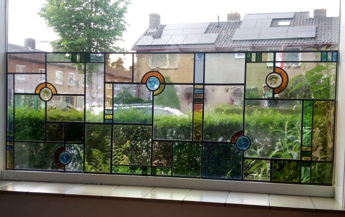 Glas in lood tegen inkijk