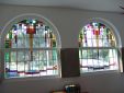 Kerkrestauratie, glas in lood in dubbelglas, Den Dolder 2012