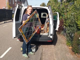 Glas in lood restaureren en isoleren, Lieren 2025